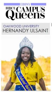 Ebony vote campus queen